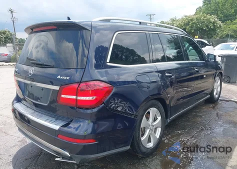 2017 Mercedes-Benz Gls 450 4Matic z USA, uszkodzony, nr VIN 4JGDF6EE3HA816466